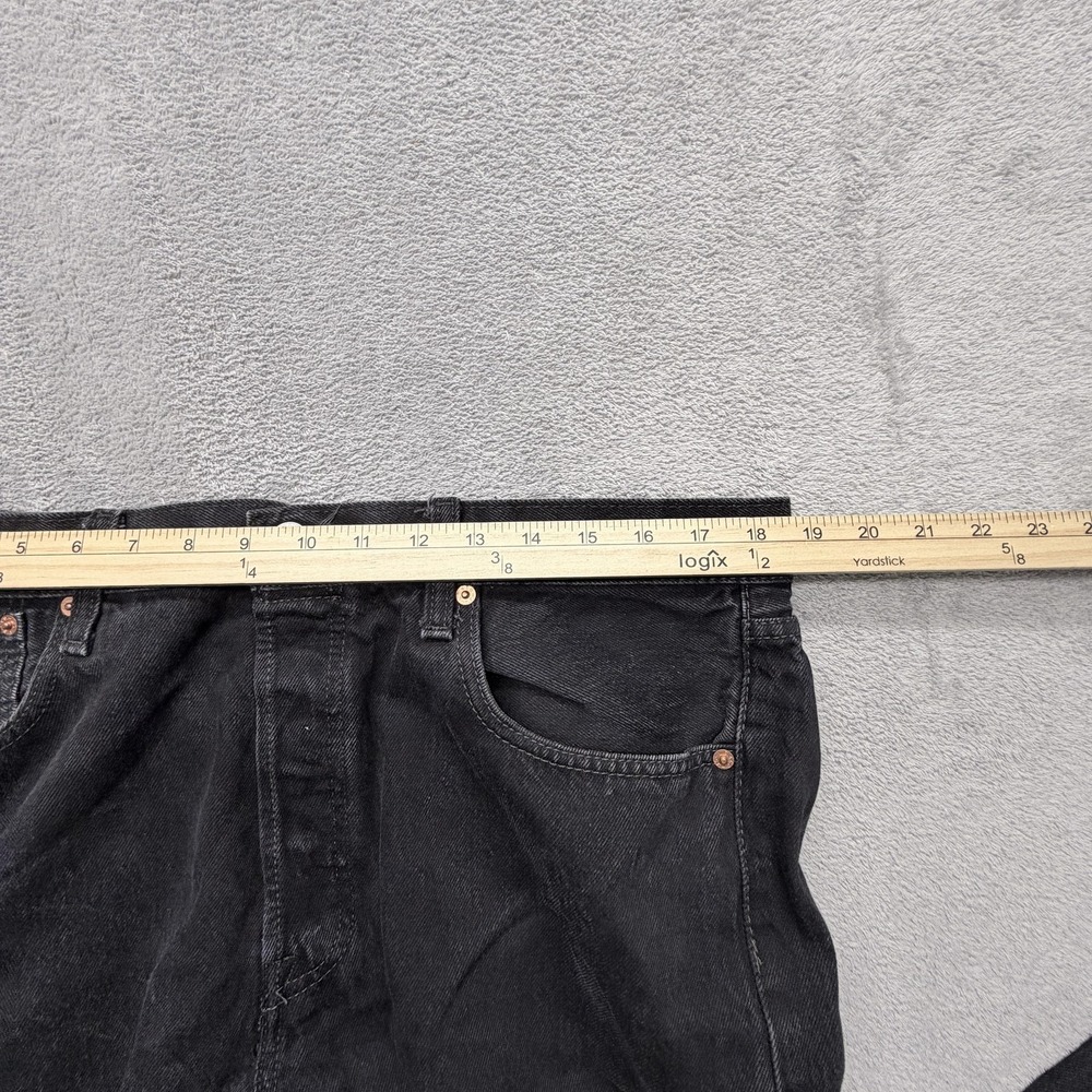 Levi 501 Jeans Mens Measured 37x30 Black - Picture 4 of 10